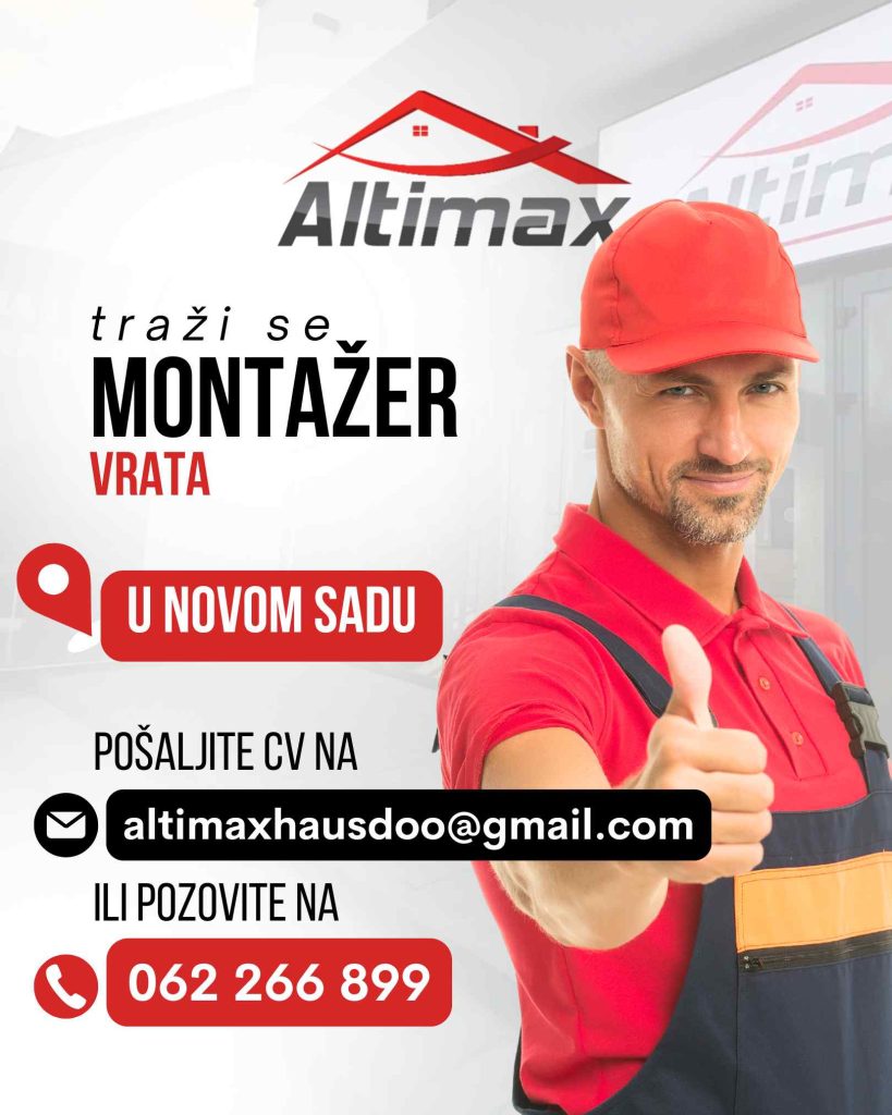 Posao - Montažer vrata u Novom Sadu