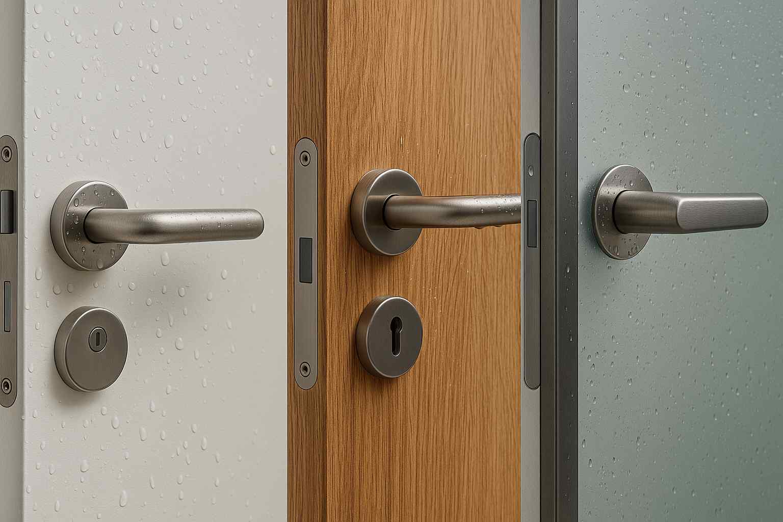 Odabir vrata u uslovima povećanje vlažnosti – Koji materijali najbolje trpe vlagu (MDF lak, CPL, staklo)?