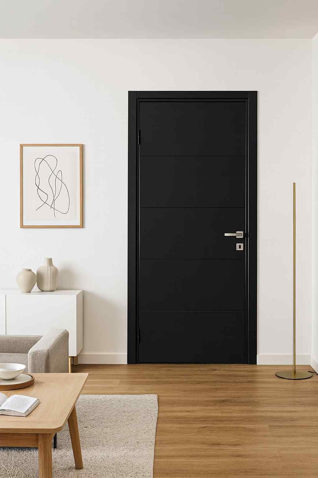 Crna vrata u enterijeru – Simbol moderne arhitekture