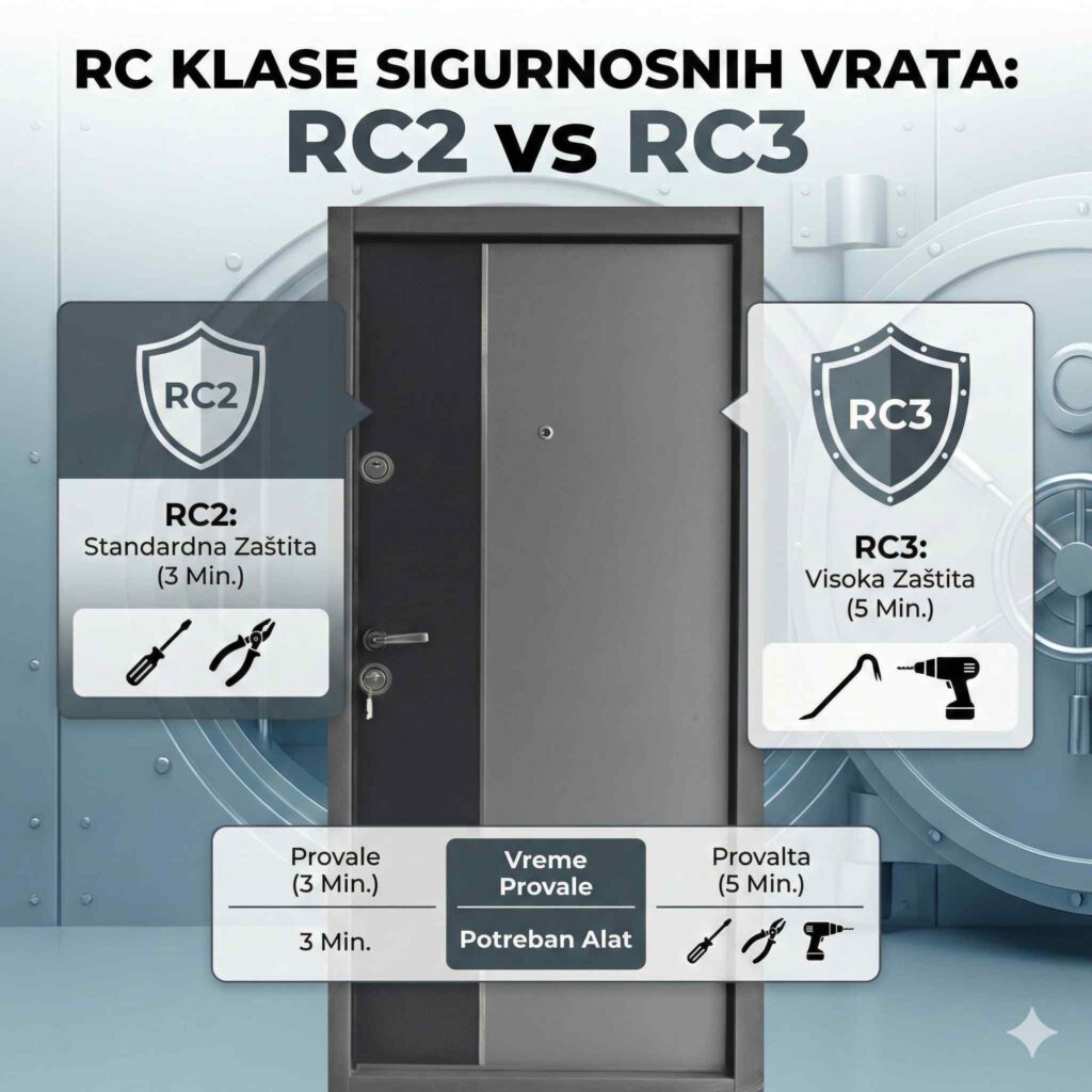 RC klase sigurnosnih vrata - Šta znače RC2, RC3 i kako da uporedite ponude (1)