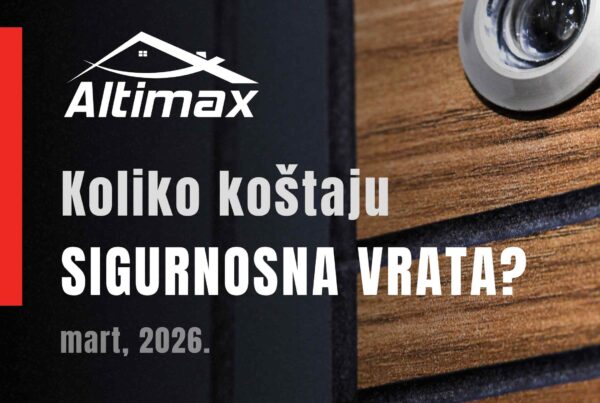 Sigurnosna vrata - cene za 2026. godinu